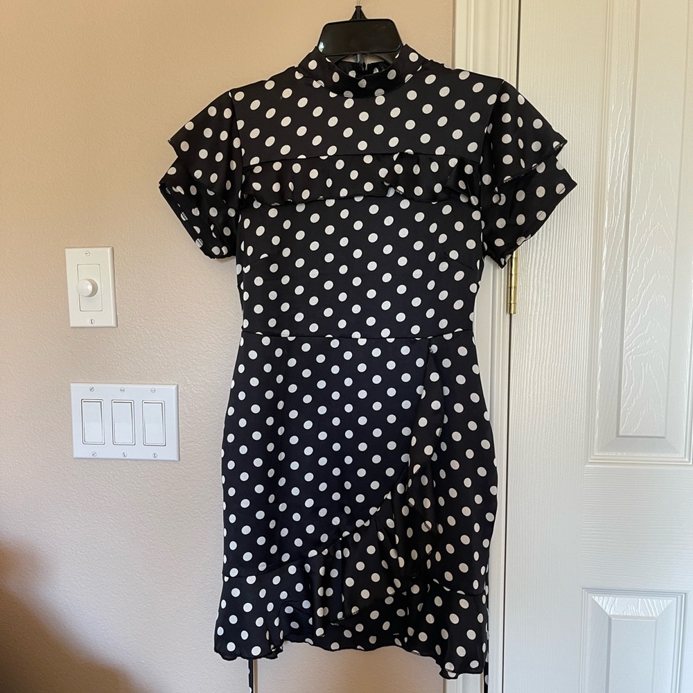 MISSGUIDED Polka Dot Mini Dress